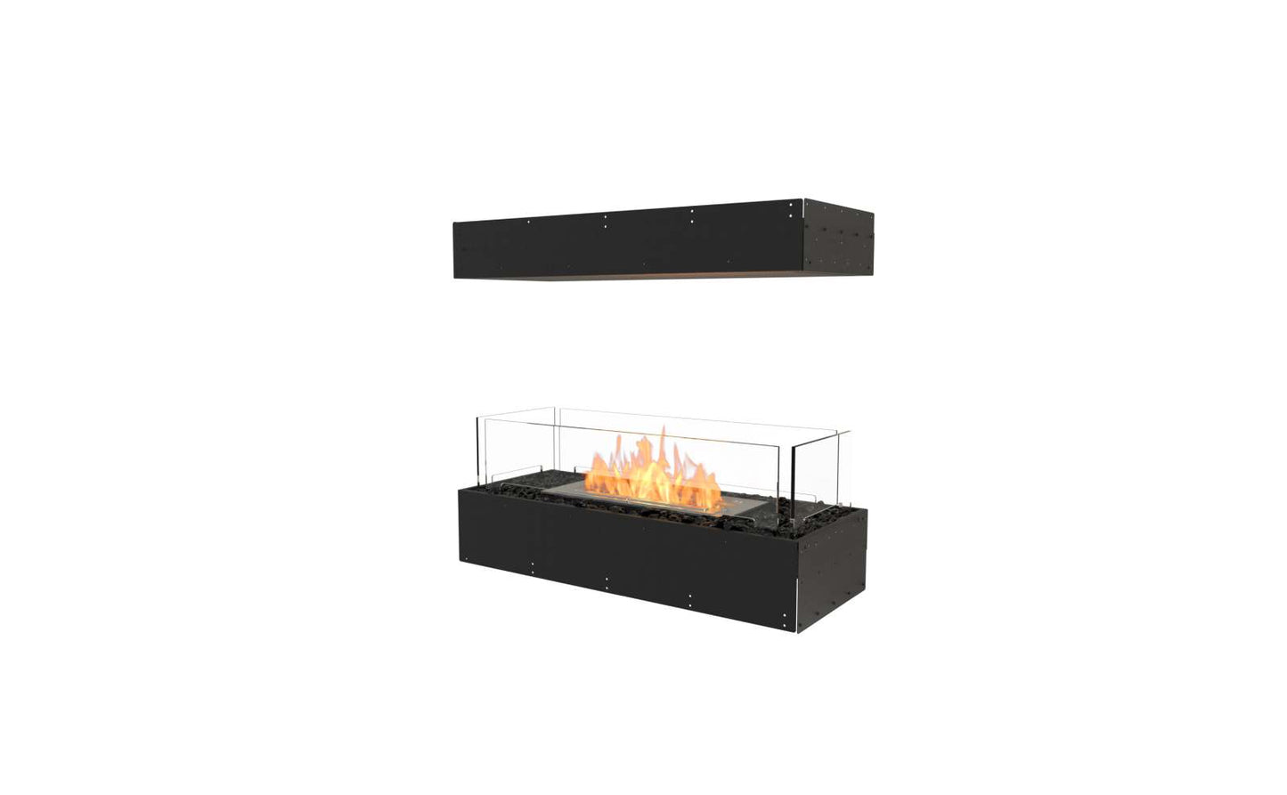 EcoSmart Flex Bioethanol Fireplace 32IL Island Black
