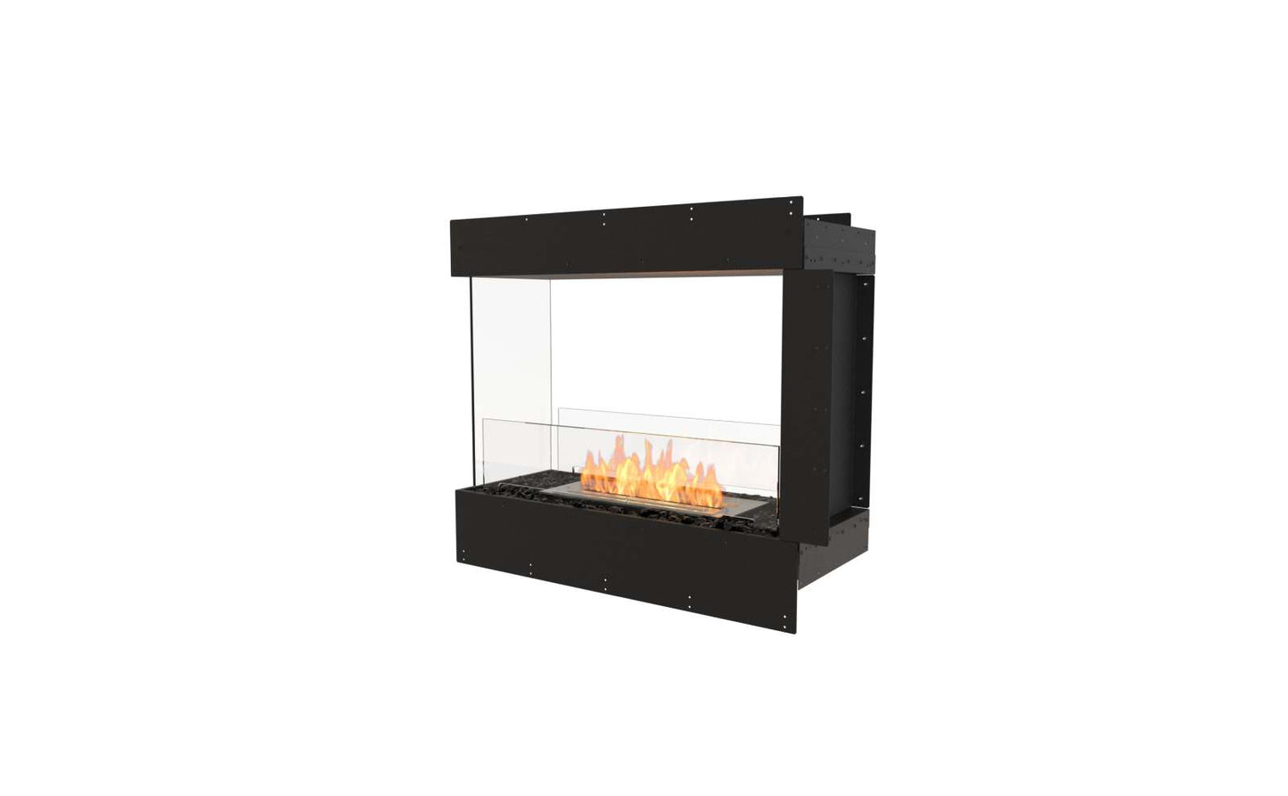 EcoSmart Flex Bioethanol Fireplace 32PN Peninsula Black