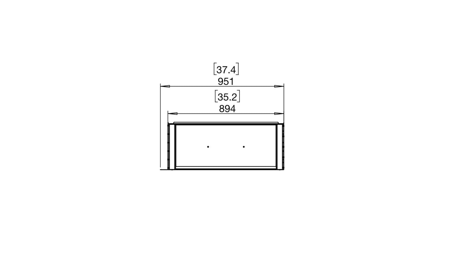 EcoSmart Flex Bioethanol Fireplace 32RC Right Corner Black