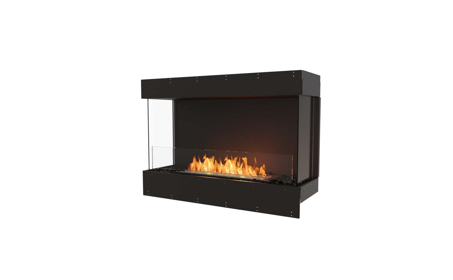 EcoSmart Flex Bioethanol Fireplace 42BY Bay Black