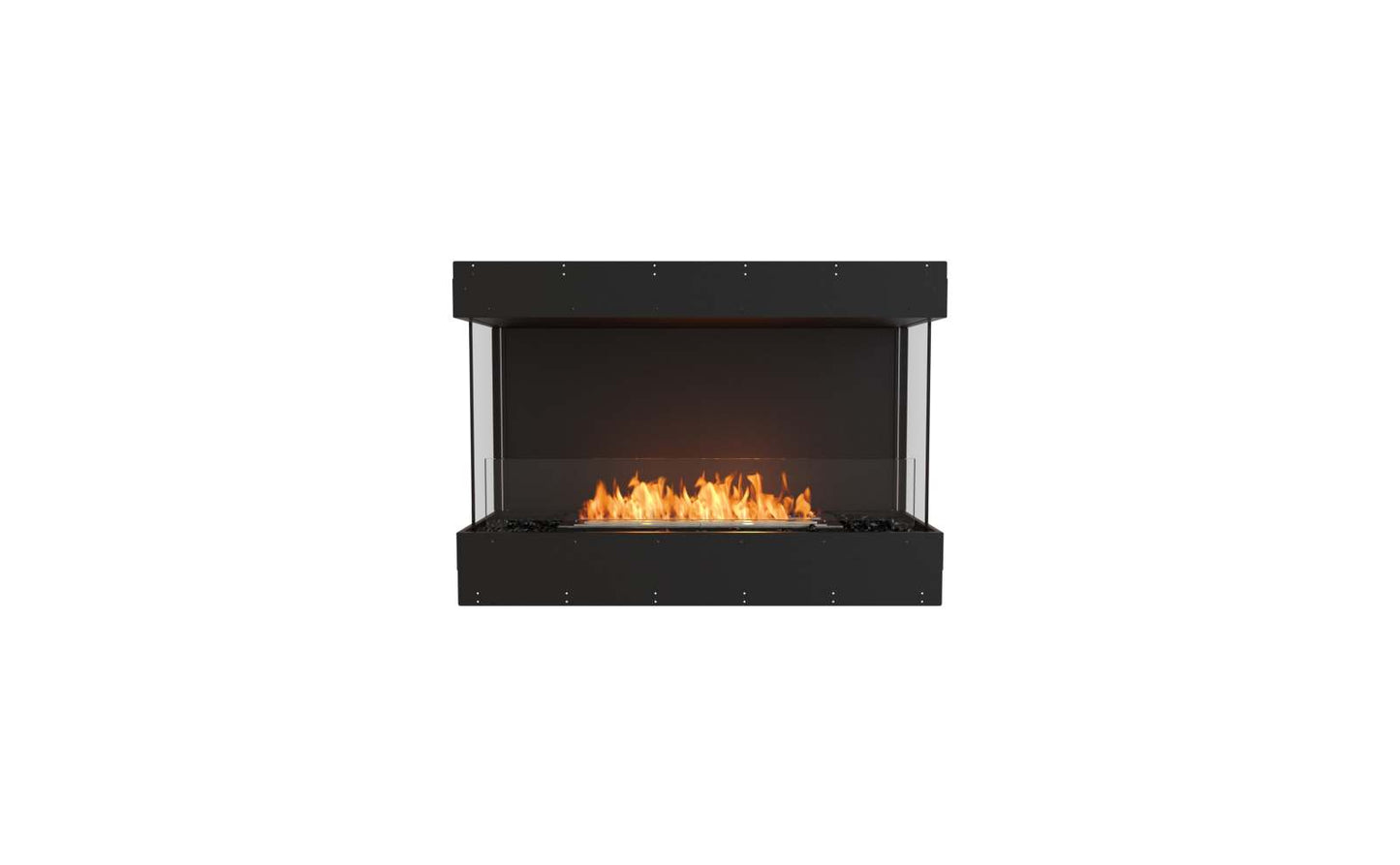 EcoSmart Flex Bioethanol Fireplace 42BY Bay Black