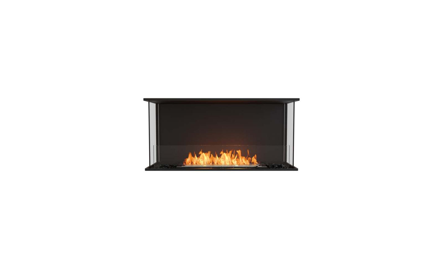 EcoSmart Flex Bioethanol Fireplace 42BY Bay Black