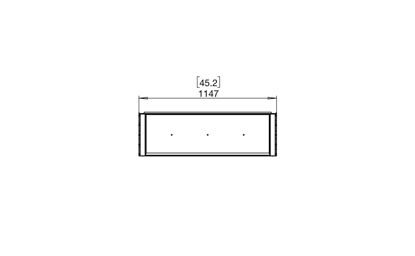 EcoSmart Flex Bioethanol Fireplace 42BY Bay Black