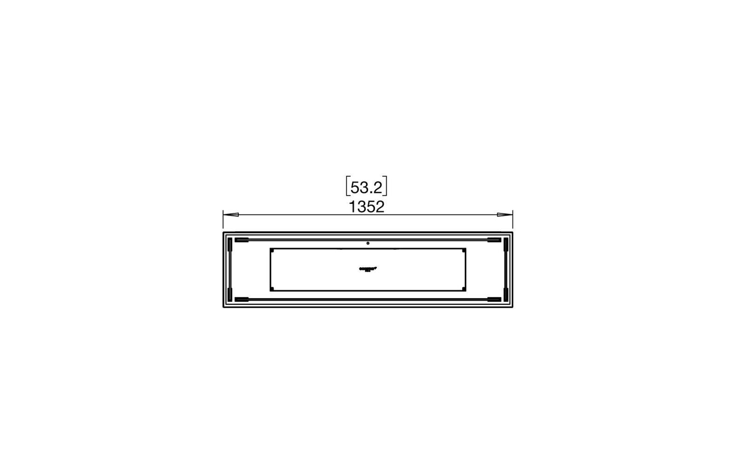 EcoSmart Flex Bioethanol Fireplace 50BN Bench Black