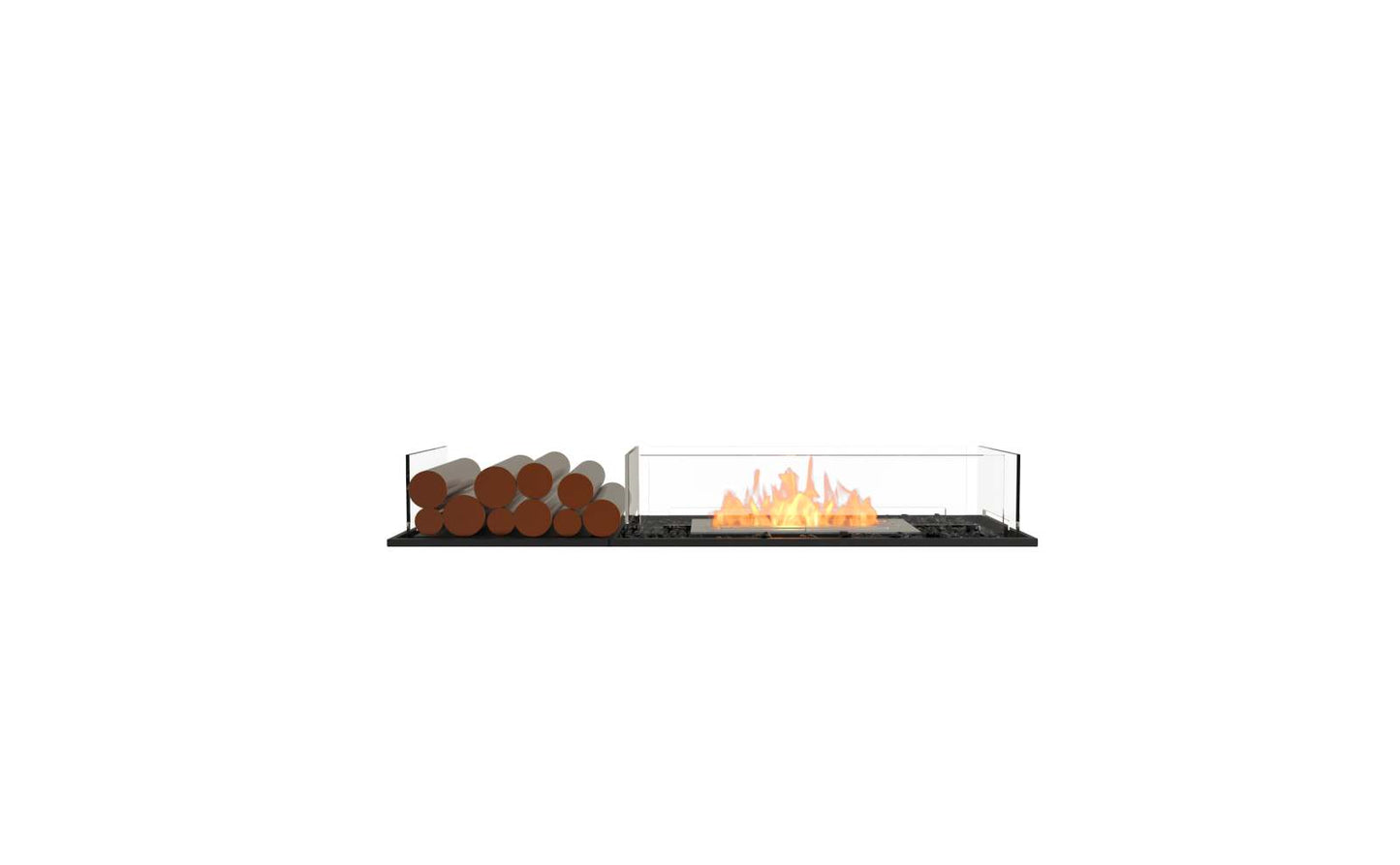 EcoSmart Flex Bioethanol Fireplace 50BN BX1 Bench Black