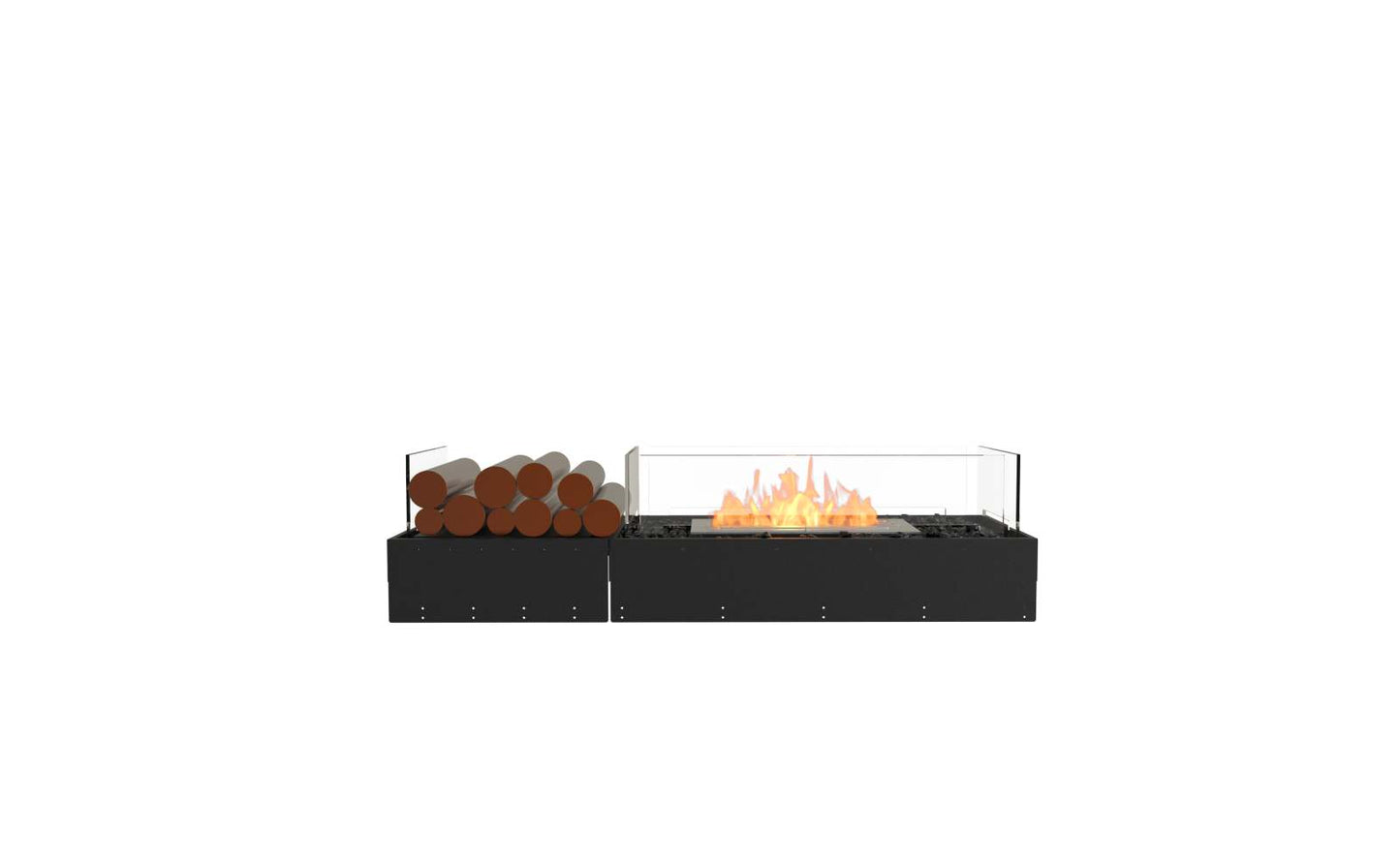 EcoSmart Flex Bioethanol Fireplace 50BN BX1 Bench Black
