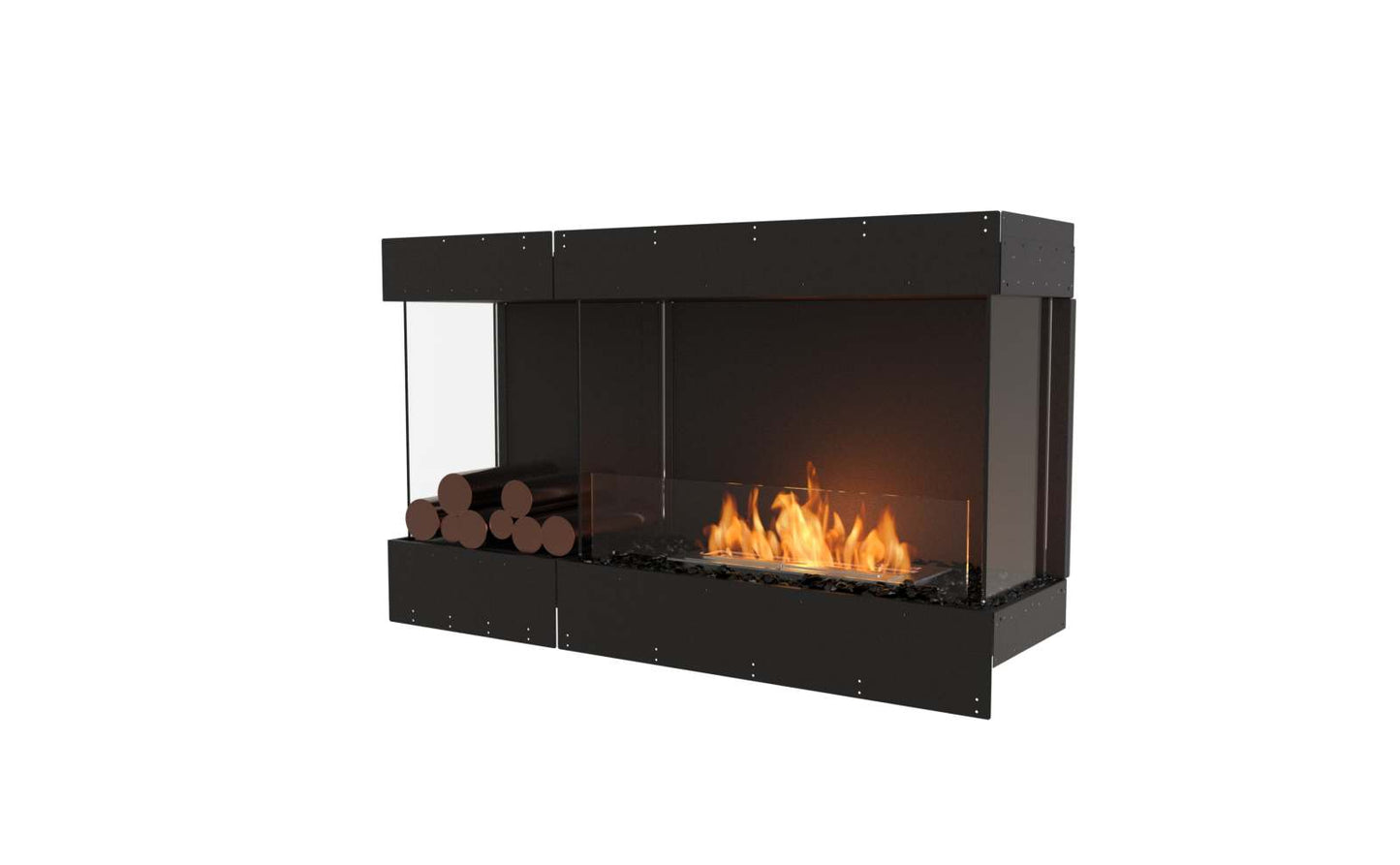 EcoSmart Flex Bioethanol Fireplace 50BY BXL Bay Black