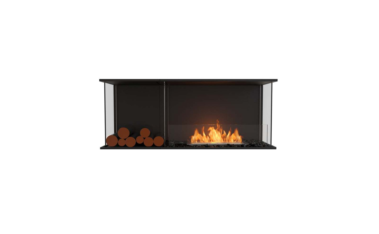 EcoSmart Flex Bioethanol Fireplace 50BY BXL Bay Black