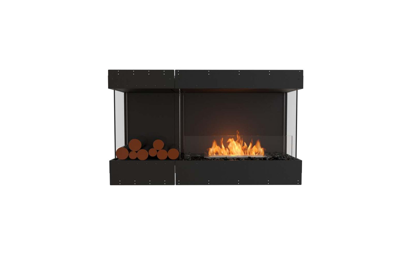 EcoSmart Flex Bioethanol Fireplace 50BY BXL Bay Black