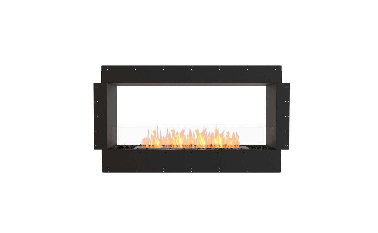 EcoSmart Flex Bioethanol Fireplace 50DB Double Sided Black