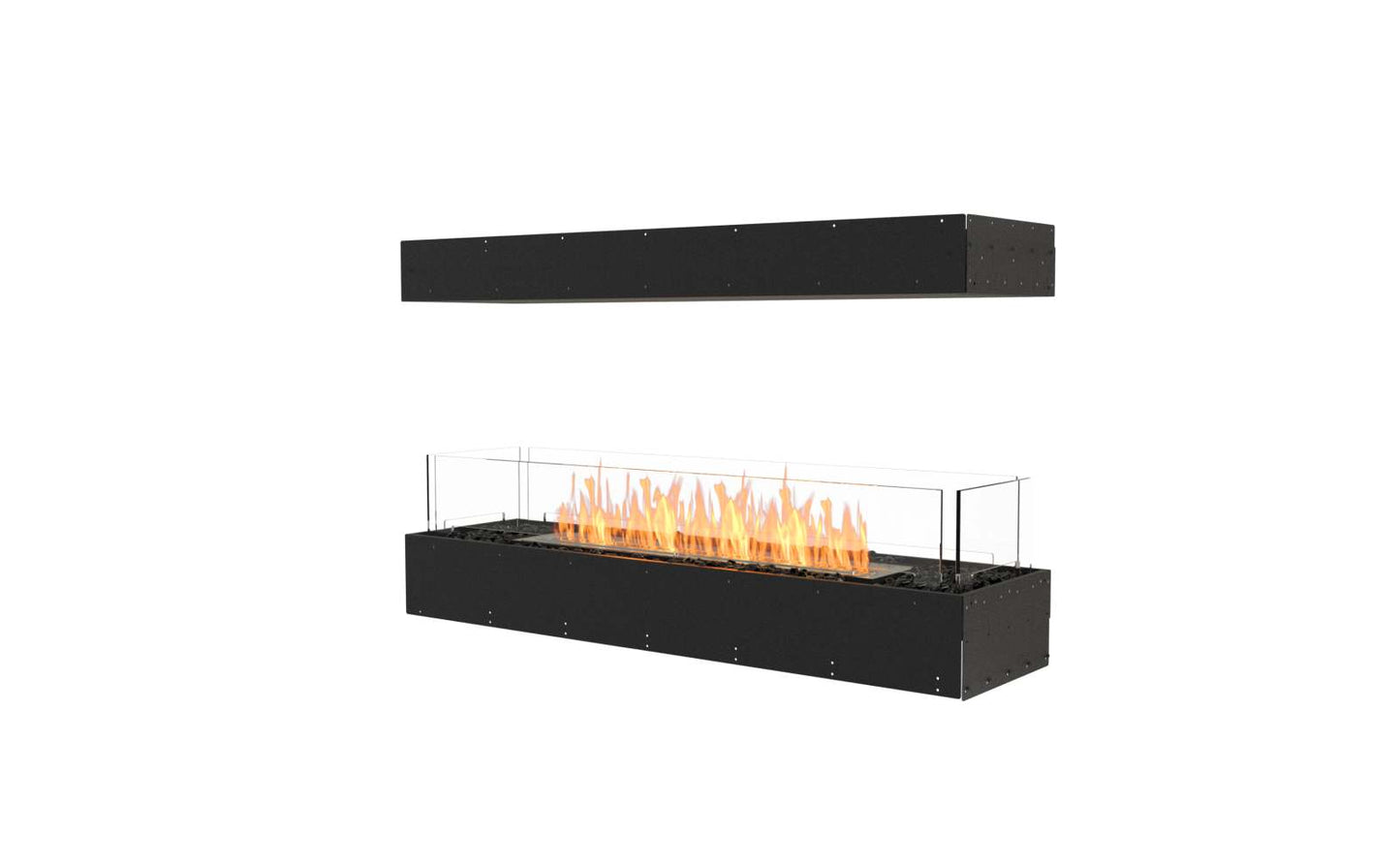 EcoSmart Flex Bioethanol Fireplace 50IL Island Black