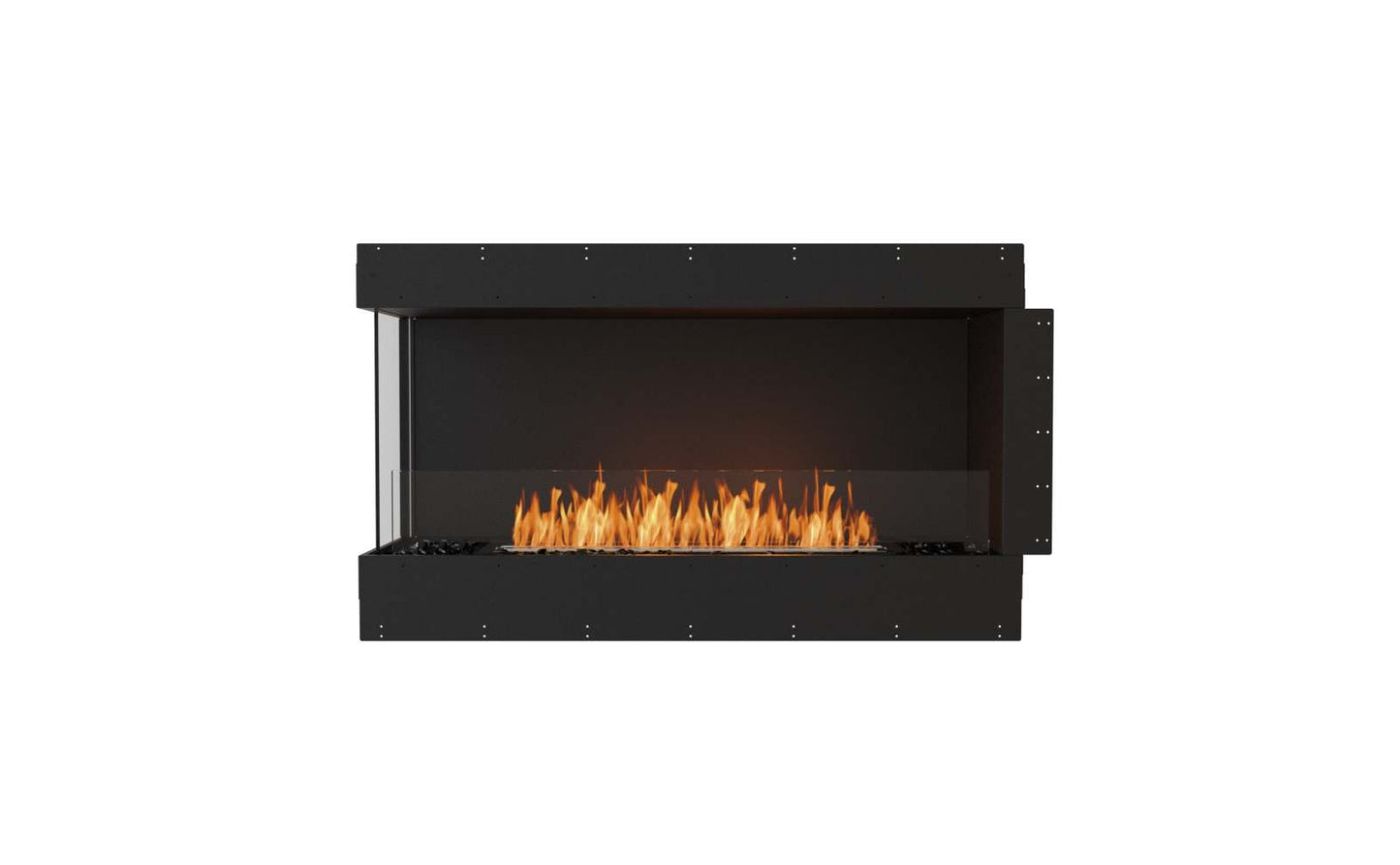 EcoSmart Flex Bioethanol Fireplace 50LC Left Corner Black