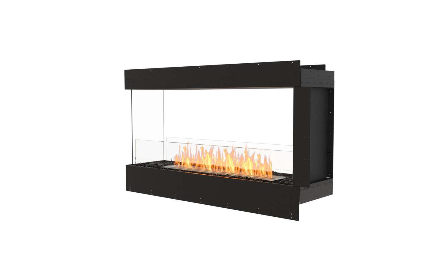 EcoSmart Flex Bioethanol Fireplace 50PN Peninsula Black