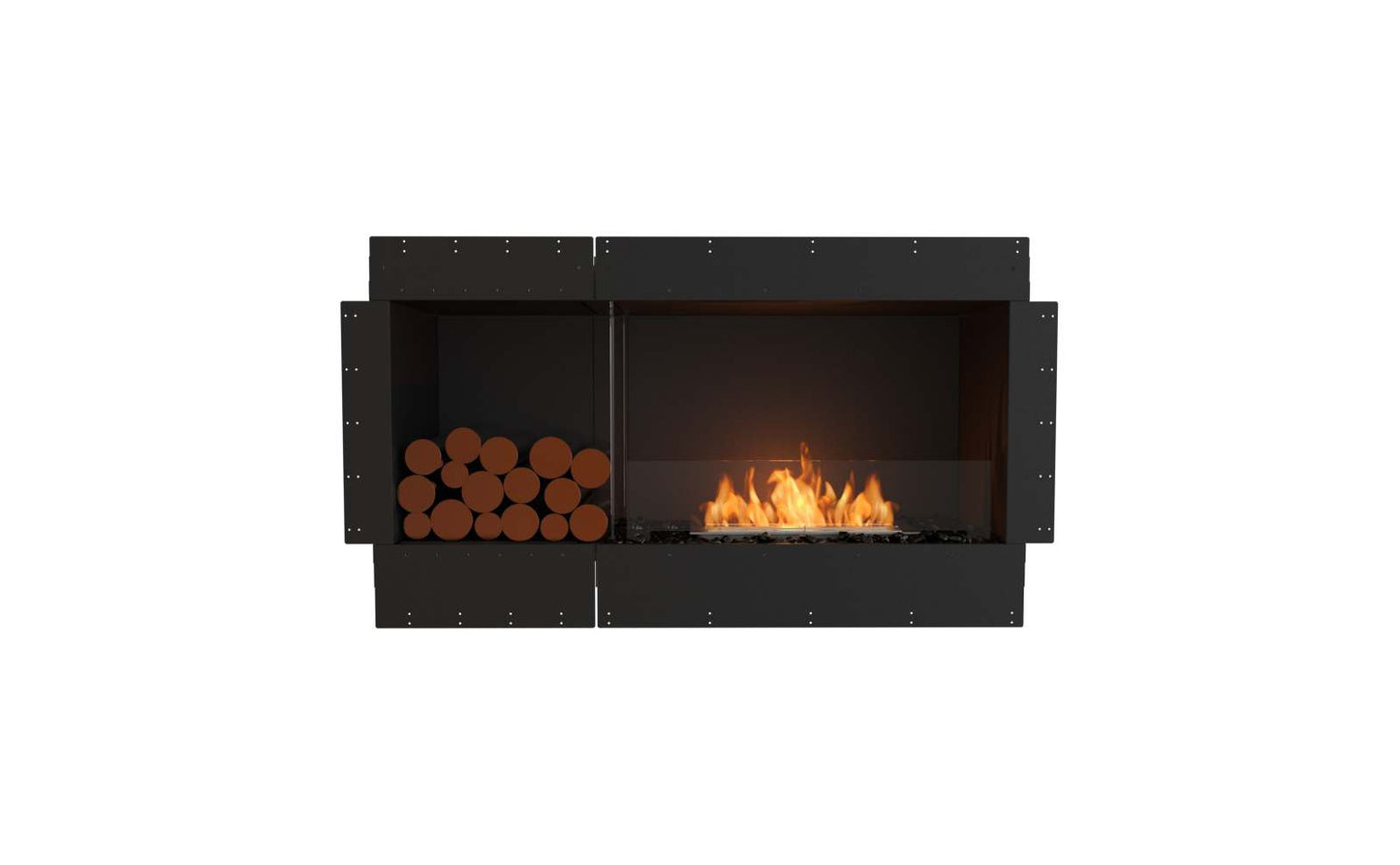 EcoSmart Flex Bioethanol Fireplace 50SS BXL Single Sided Black
