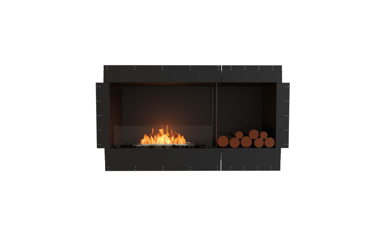 EcoSmart Flex Bioethanol Fireplace 50SS BXR Single Sided Black