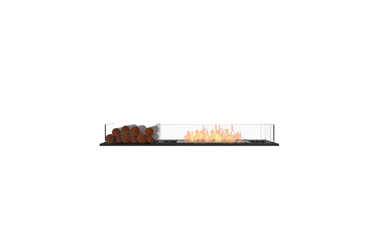 EcoSmart Flex Bioethanol Fireplace 60BN BX1 Bench Black