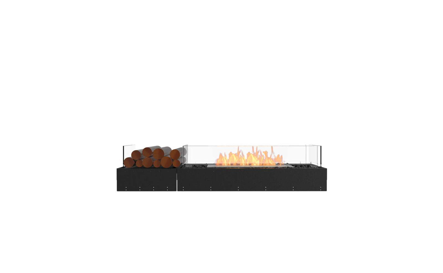 EcoSmart Flex Bioethanol Fireplace 60BN BX1 Bench Black