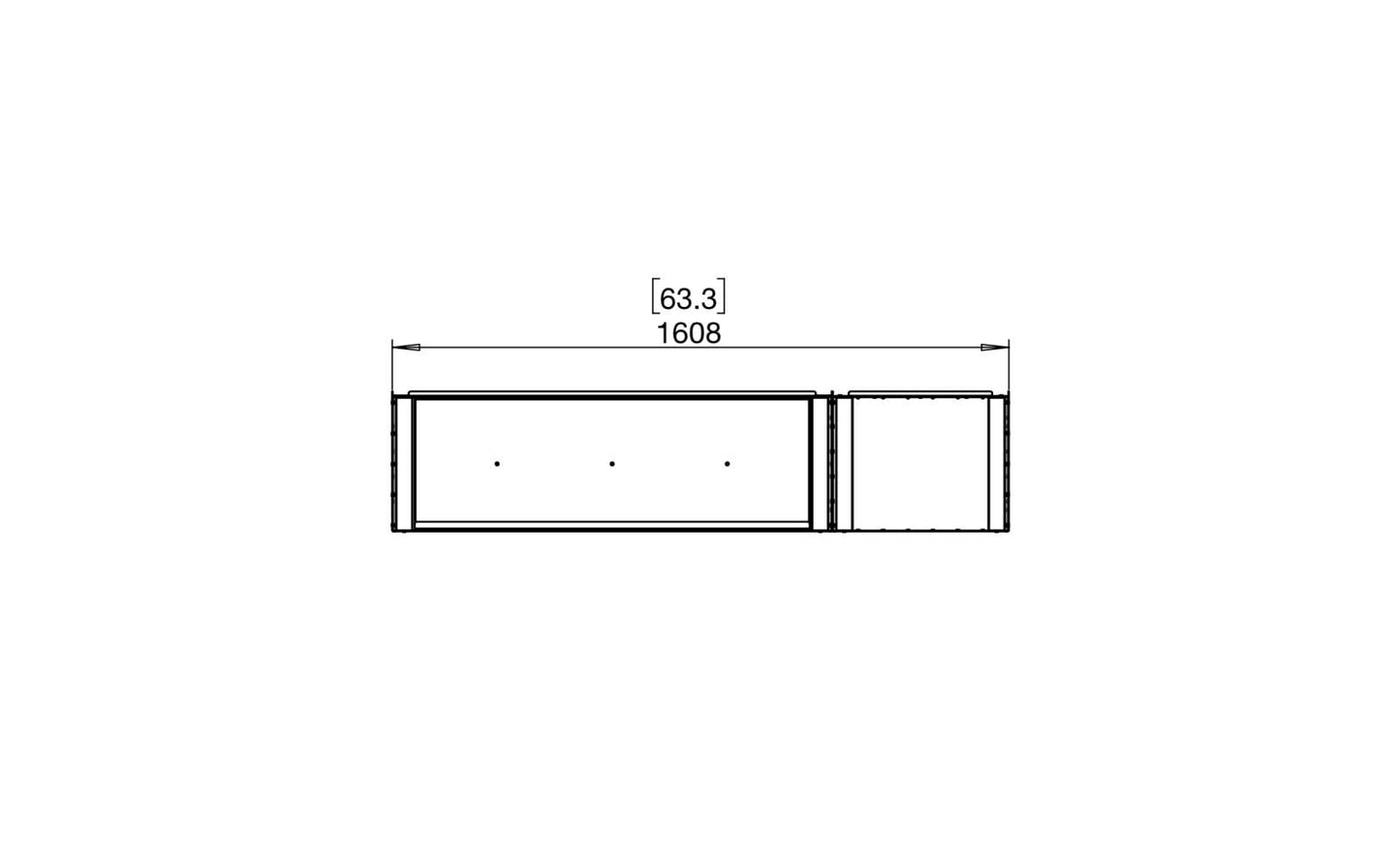 EcoSmart Flex Bioethanol Fireplace 60BY BXR Bay Black