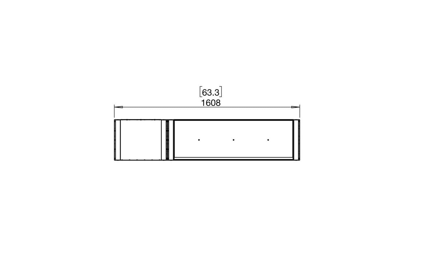 EcoSmart Flex Bioethanol Fireplace 60IL BX1 Island Black