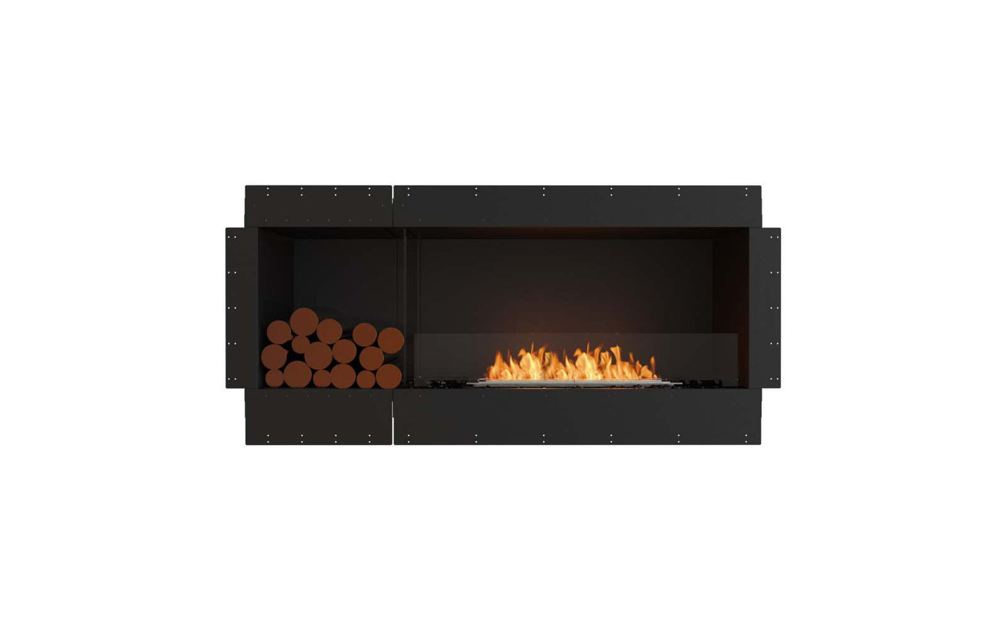 EcoSmart Flex Bioethanol Fireplace 60SS BXL Single Sided Black