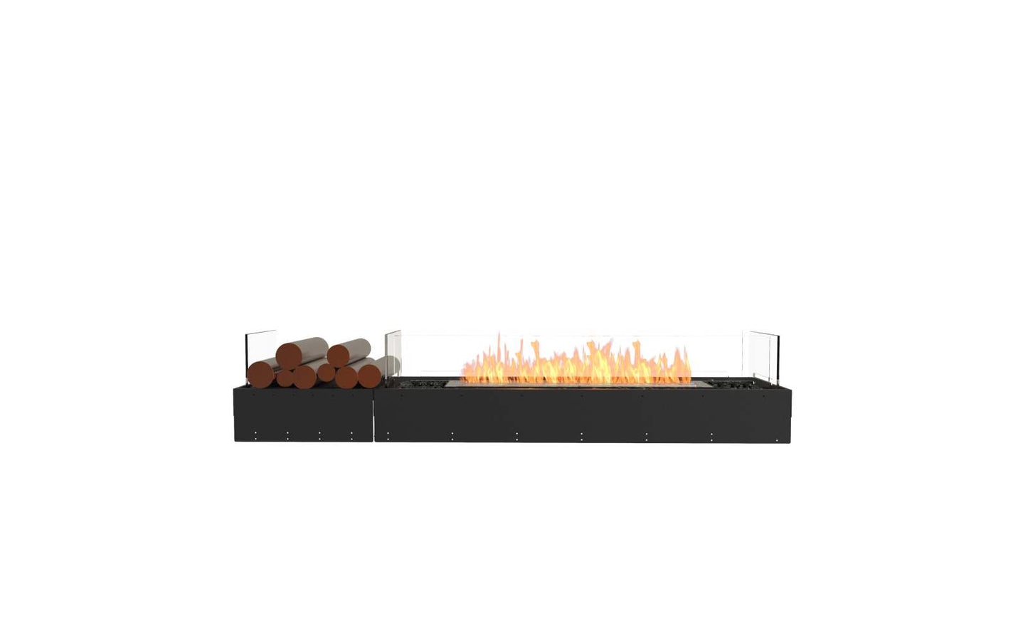 EcoSmart Flex Bioethanol Fireplace 68BN BX1 Bench Black