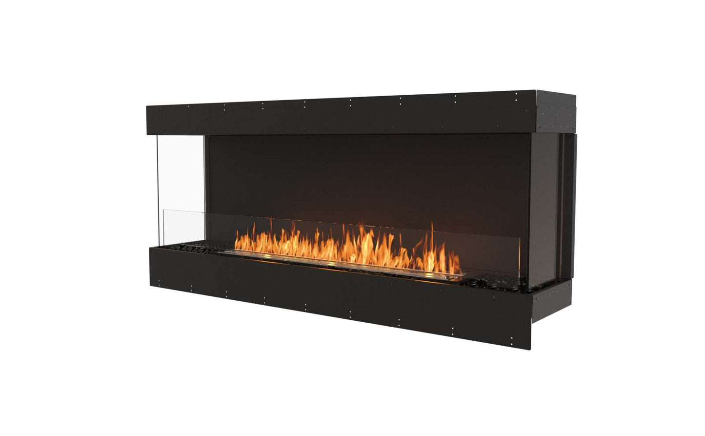 EcoSmart Flex Bioethanol Fireplace 68BY Bay Black