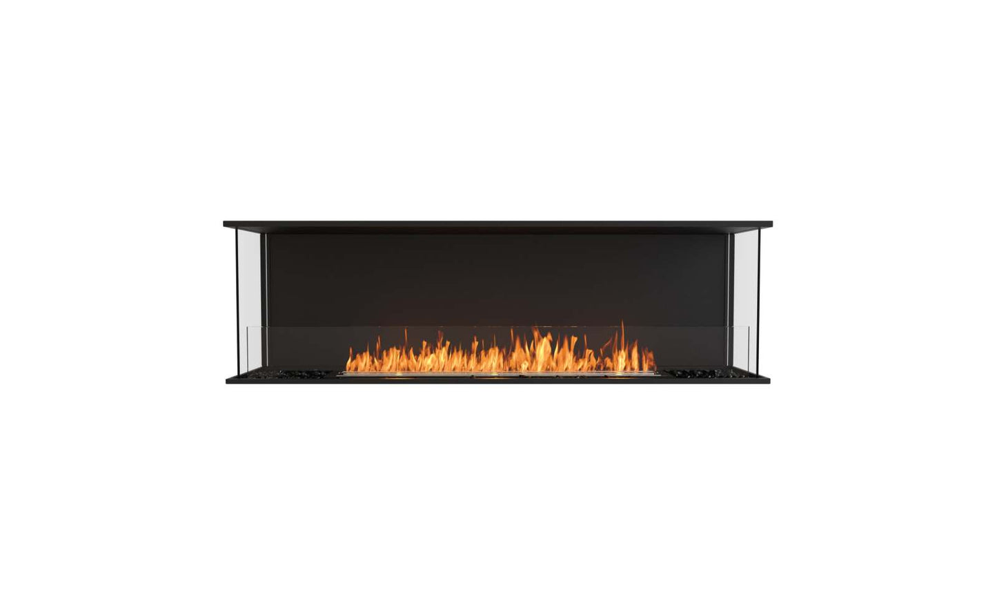 EcoSmart Flex Bioethanol Fireplace 68BY Bay Black