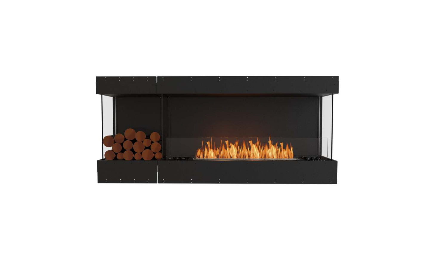 EcoSmart Flex Bioethanol Fireplace 68BY BXL Bay Black