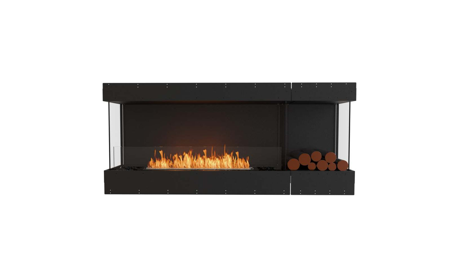 EcoSmart Flex Bioethanol Fireplace 68BY BXR Bay Black