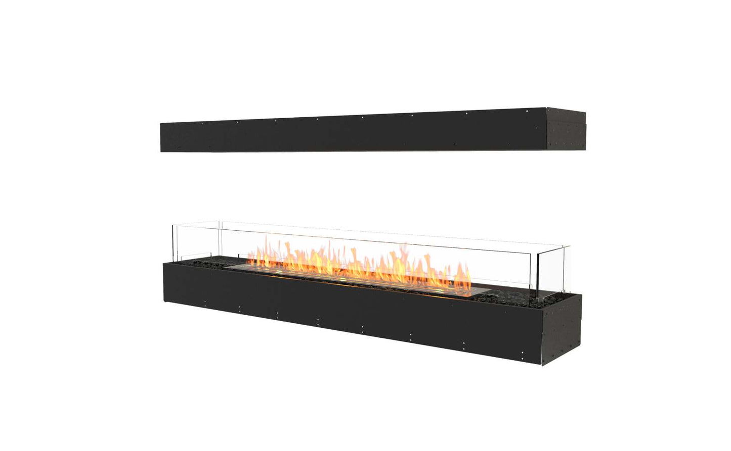 EcoSmart Flex Bioethanol Fireplace 68IL Island Black