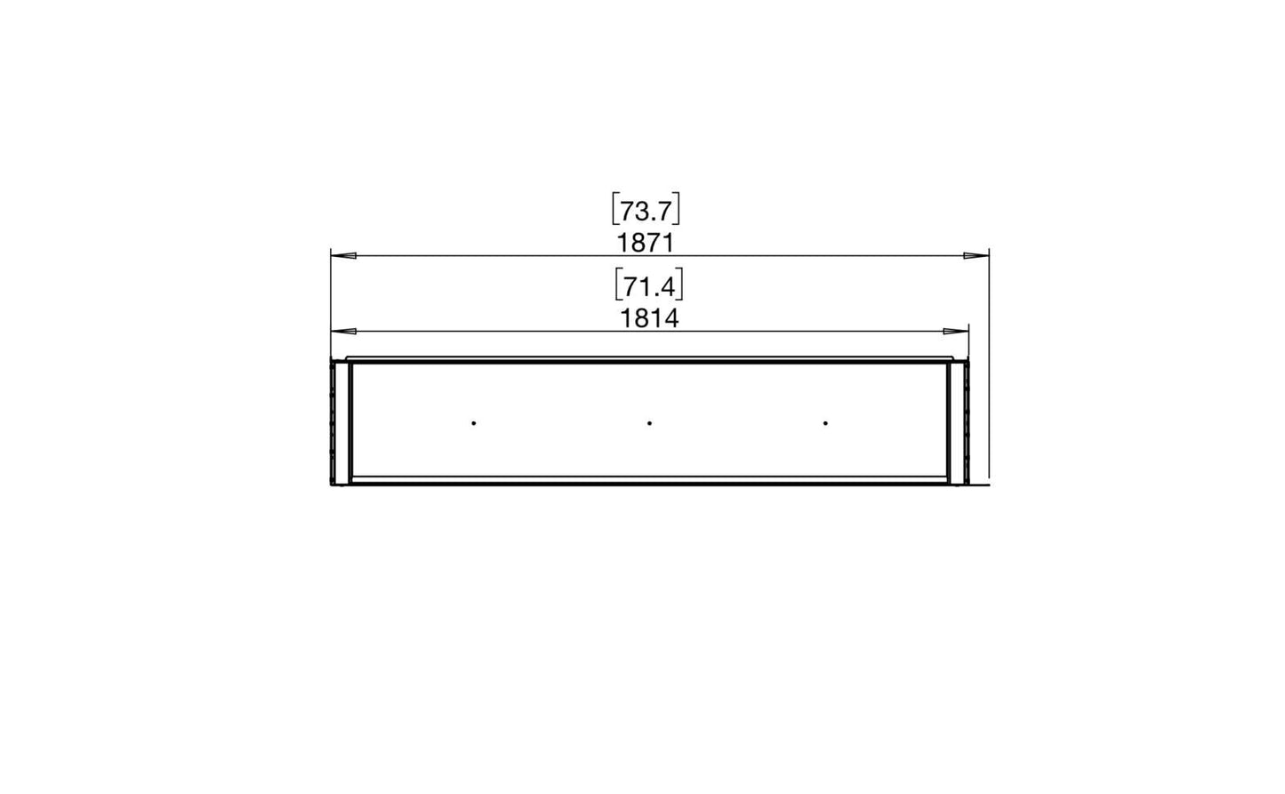 EcoSmart Flex Bioethanol Fireplace 68LC Left Corner Black