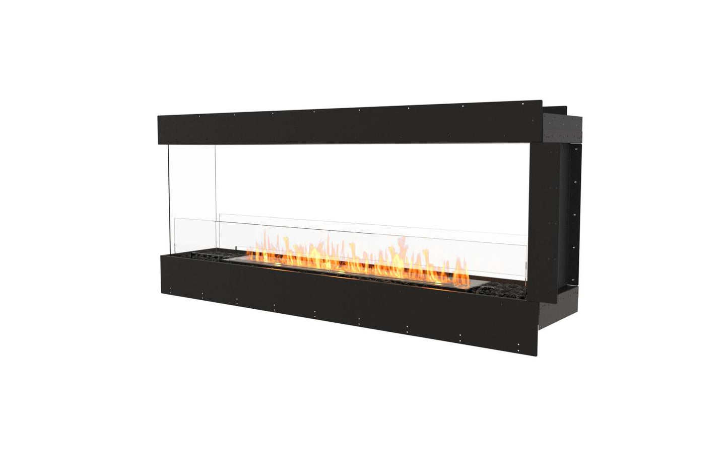 EcoSmart Flex Bioethanol Fireplace 68PN Peninsula Black