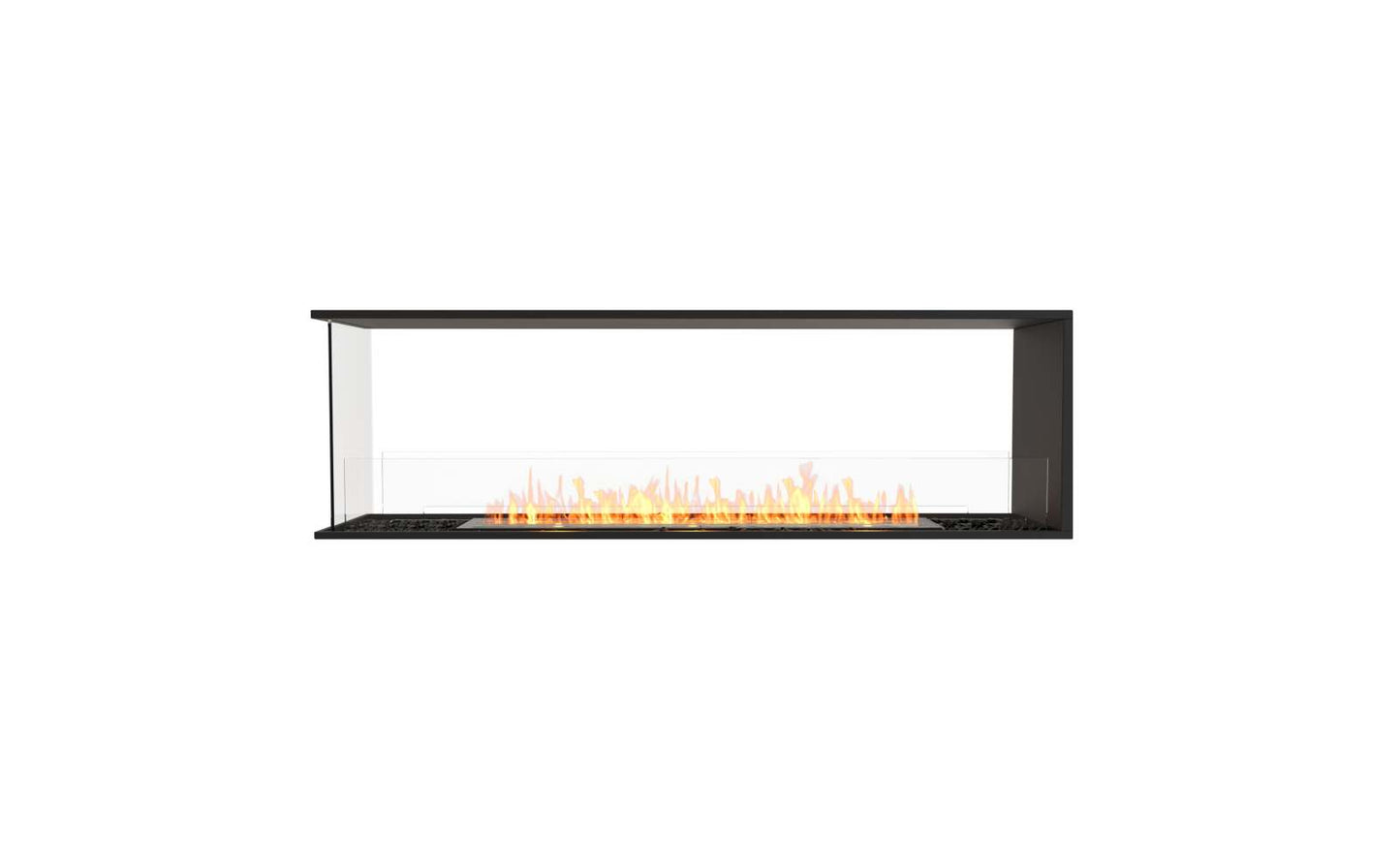 EcoSmart Flex Bioethanol Fireplace 68PN Peninsula Black