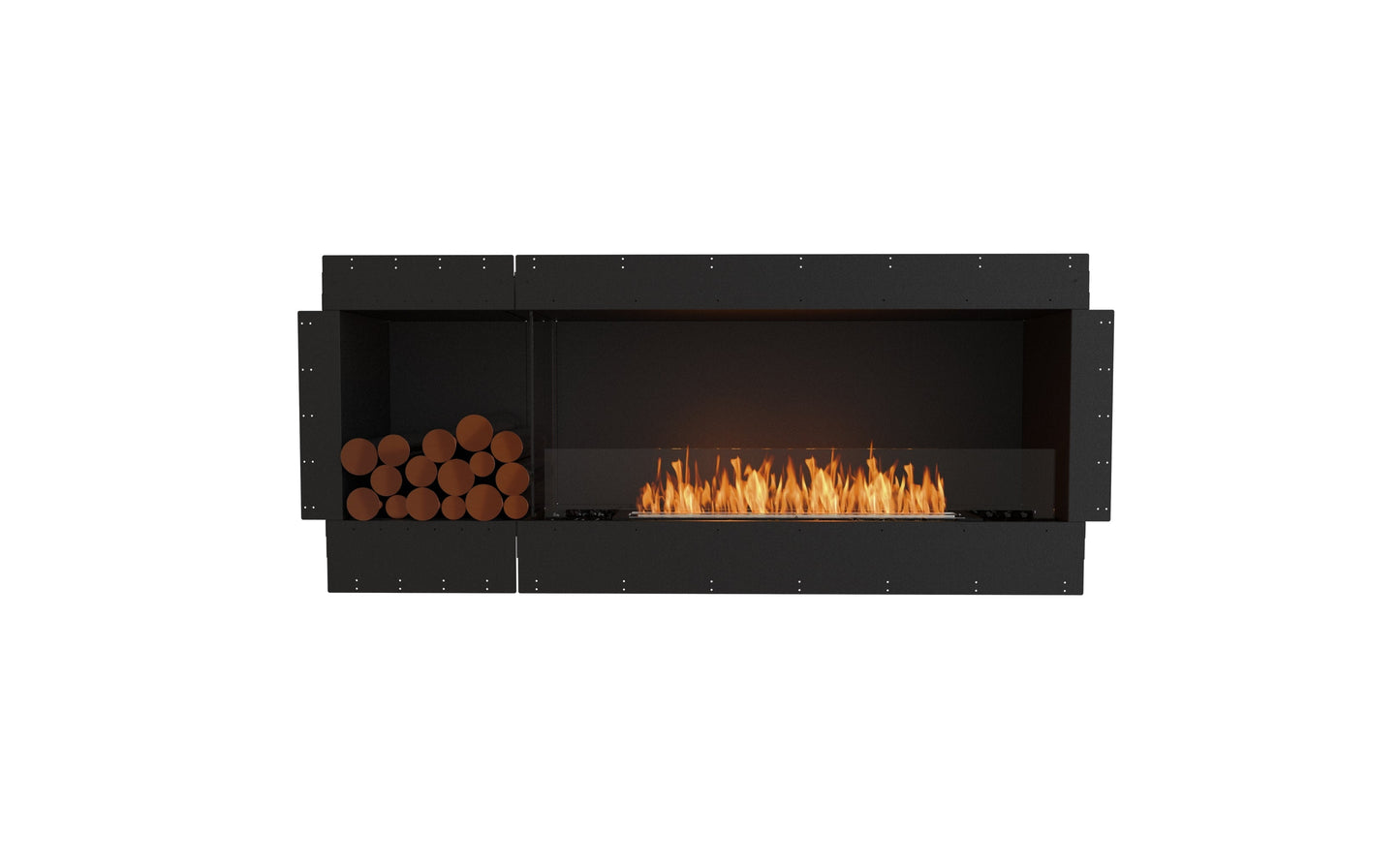 EcoSmart Flex Bioethanol Fireplace 68SS BXL Single Sided Black
