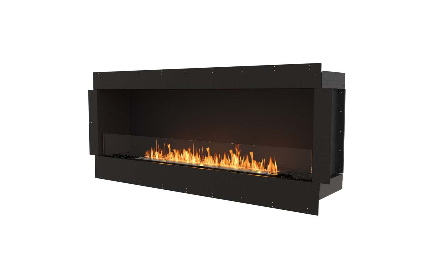 EcoSmart Flex Bioethanol Fireplace 68SS Single Sided Black