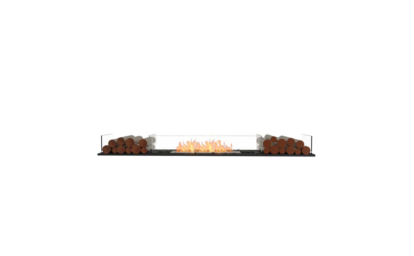 EcoSmart Flex Bioethanol Fireplace 78BN BX2 Bench Black