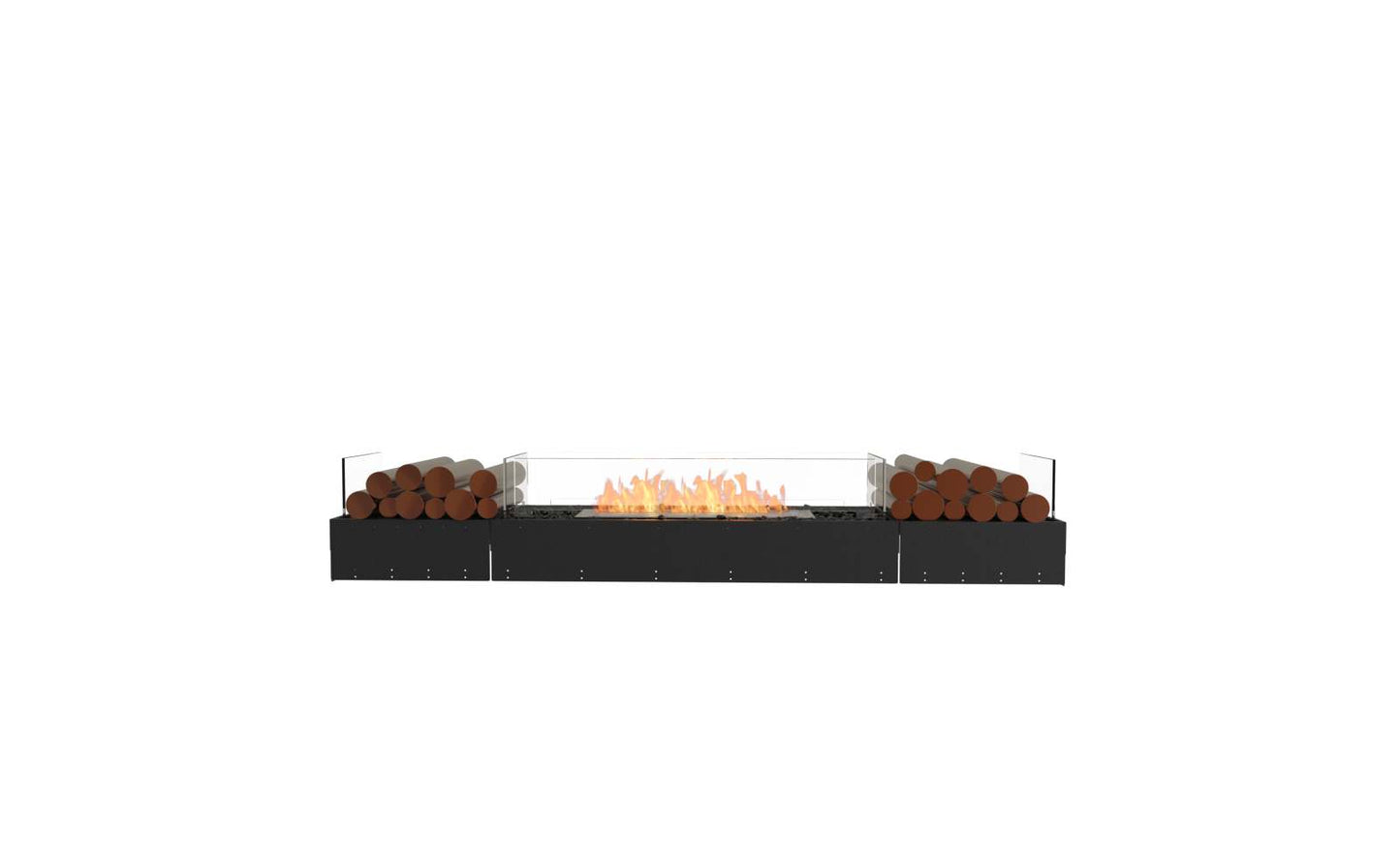 EcoSmart Flex Bioethanol Fireplace 78BN BX2 Bench Black