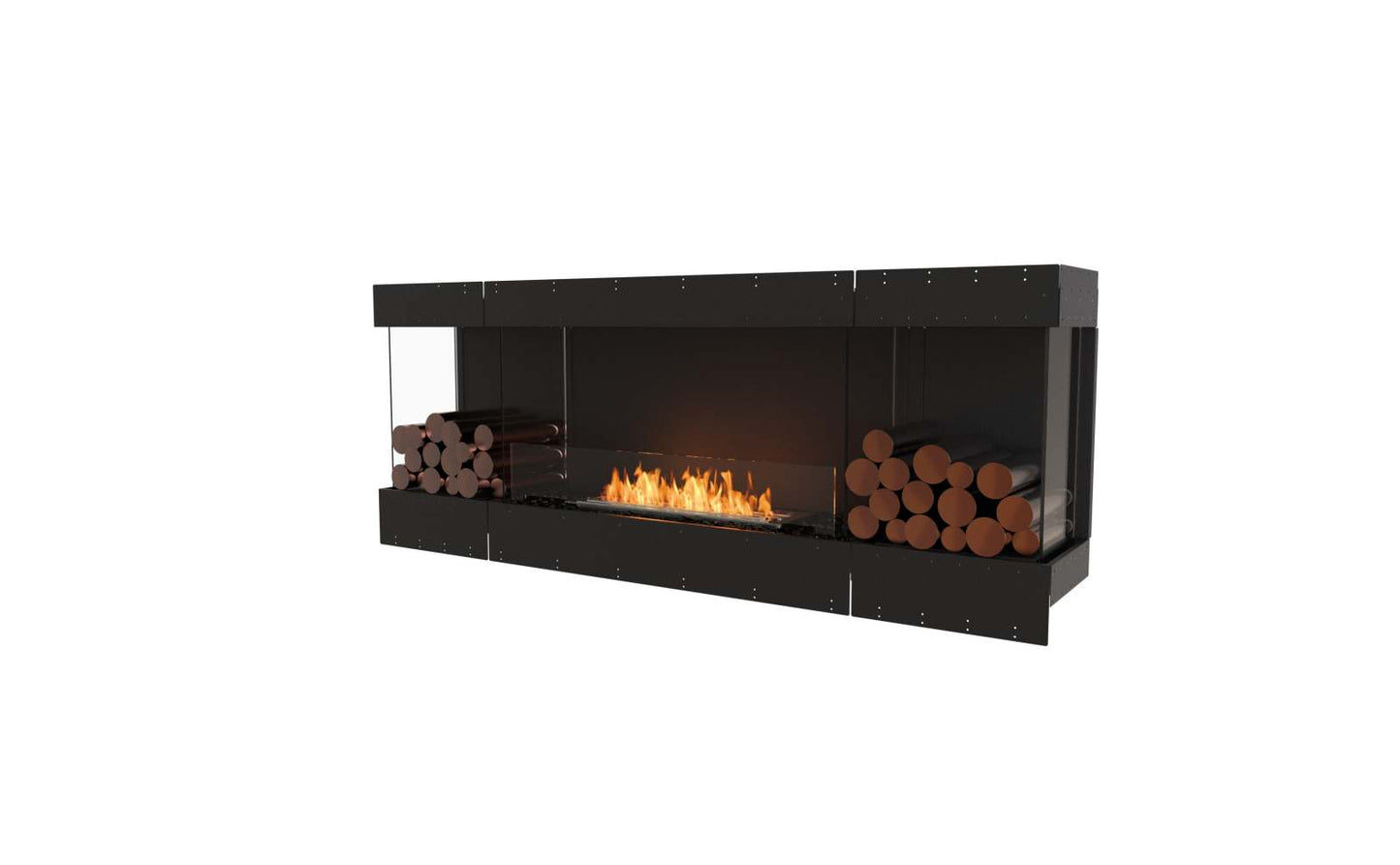 EcoSmart Flex Bioethanol Fireplace 78BY BX2 Bay Black
