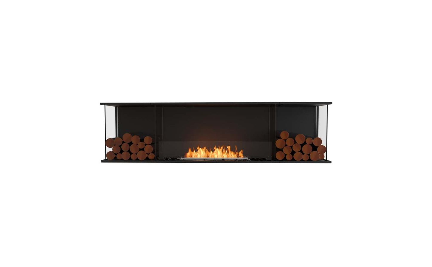 EcoSmart Flex Bioethanol Fireplace 78BY BX2 Bay Black
