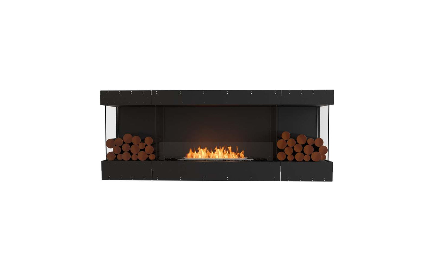 EcoSmart Flex Bioethanol Fireplace 78BY BX2 Bay Black