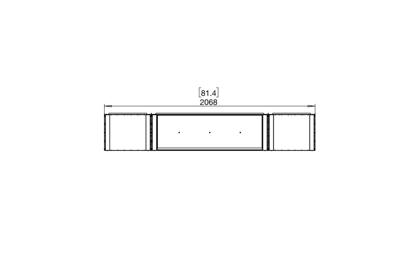 EcoSmart Flex Bioethanol Fireplace 78BY BX2 Bay Black