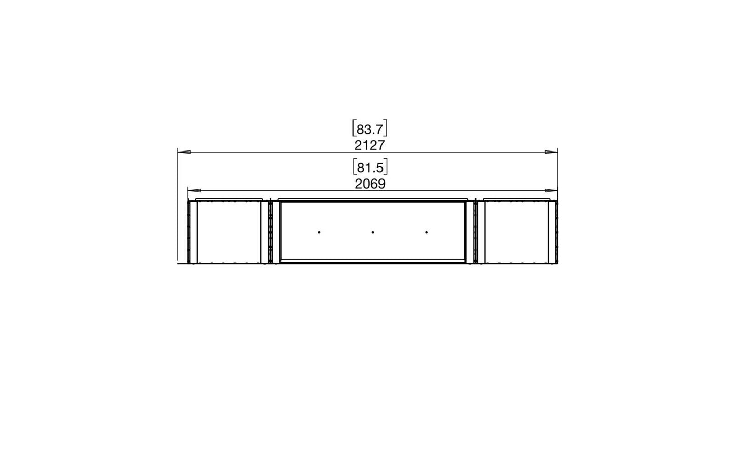 EcoSmart Flex Bioethanol Fireplace 78RC BX2 Right Corner Black