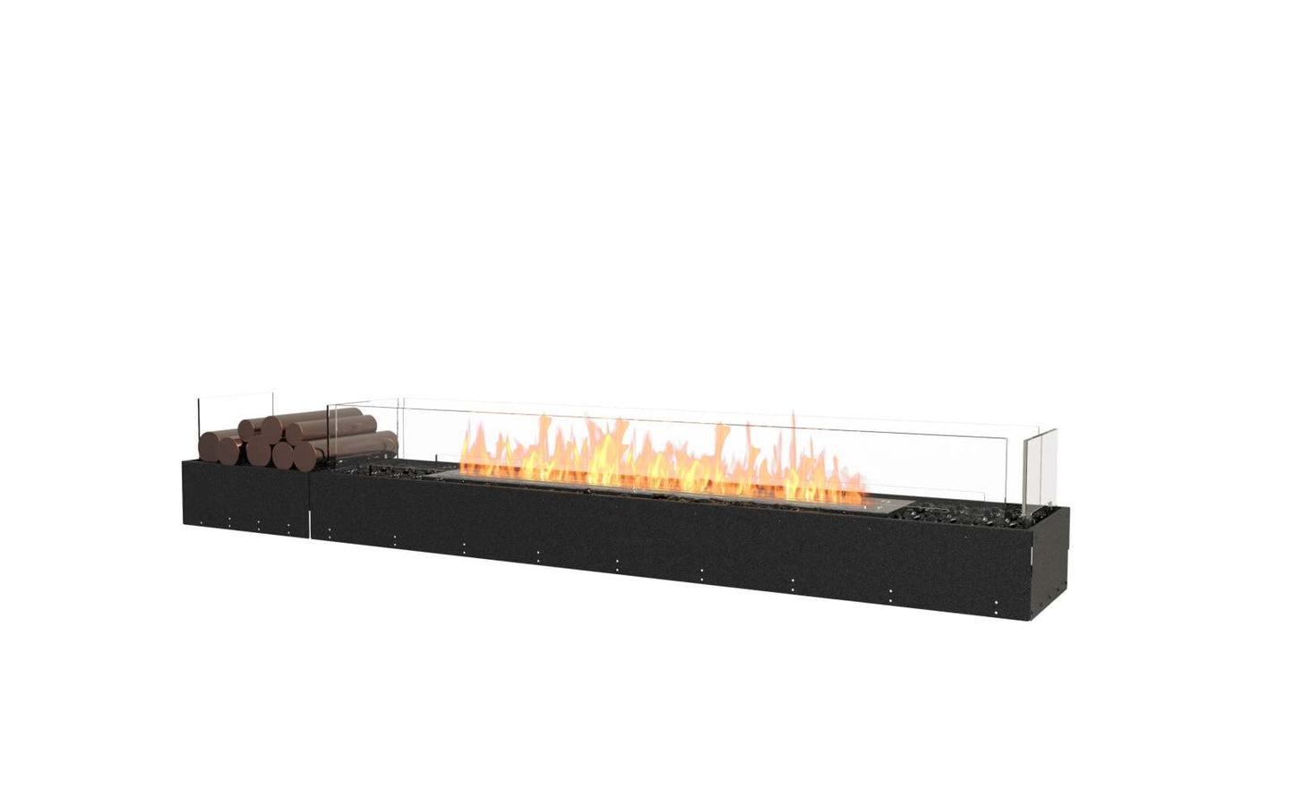EcoSmart Flex Bioethanol Fireplace 86BN BX1 Bench Black