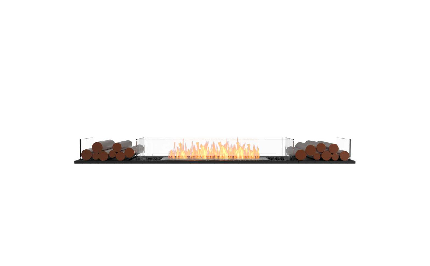 EcoSmart Flex Bioethanol Fireplace 86BN BX2 Bench Black