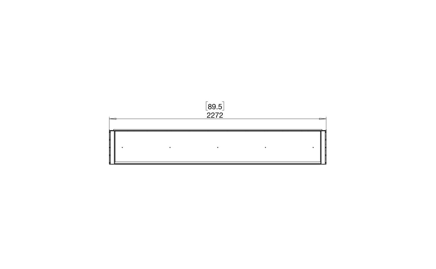 EcoSmart Flex Bioethanol Fireplace 86BY Bay Black