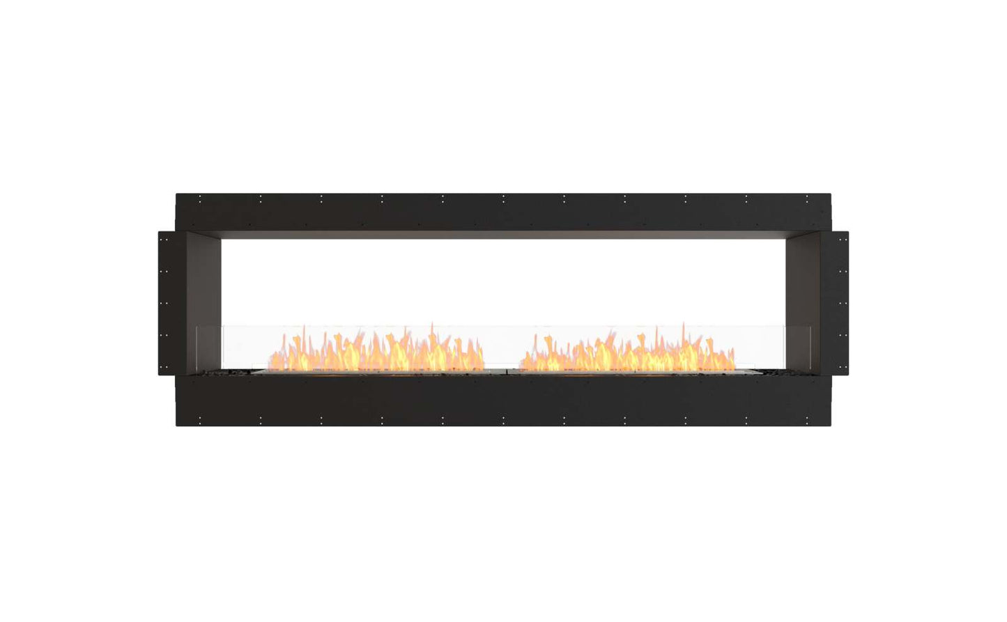EcoSmart Flex Bioethanol Fireplace 86DB Double Sided Black