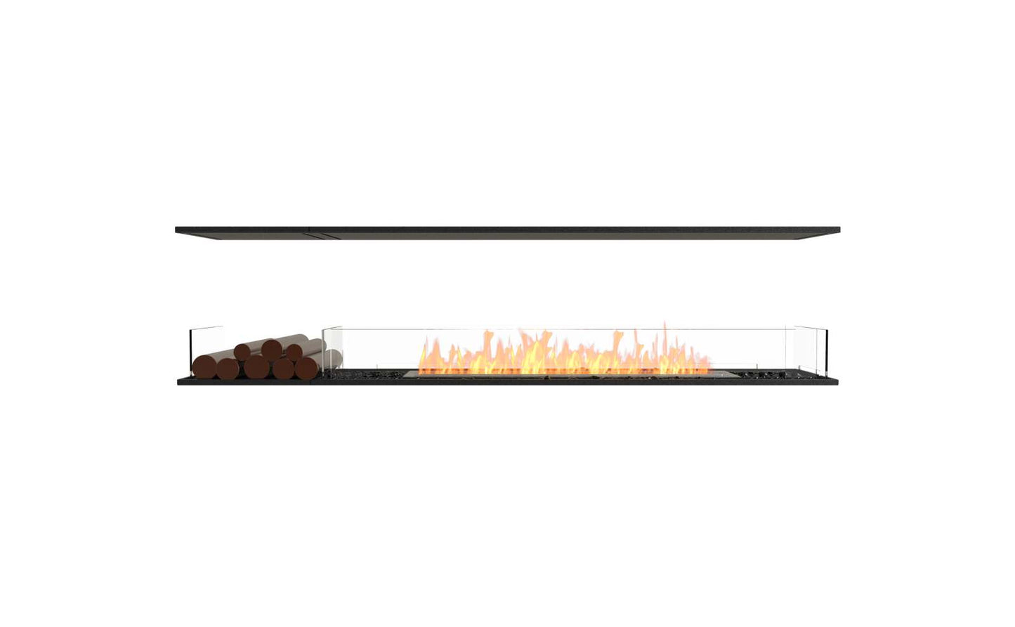 EcoSmart Flex Bioethanol Fireplace 86IL BX1 Island Black