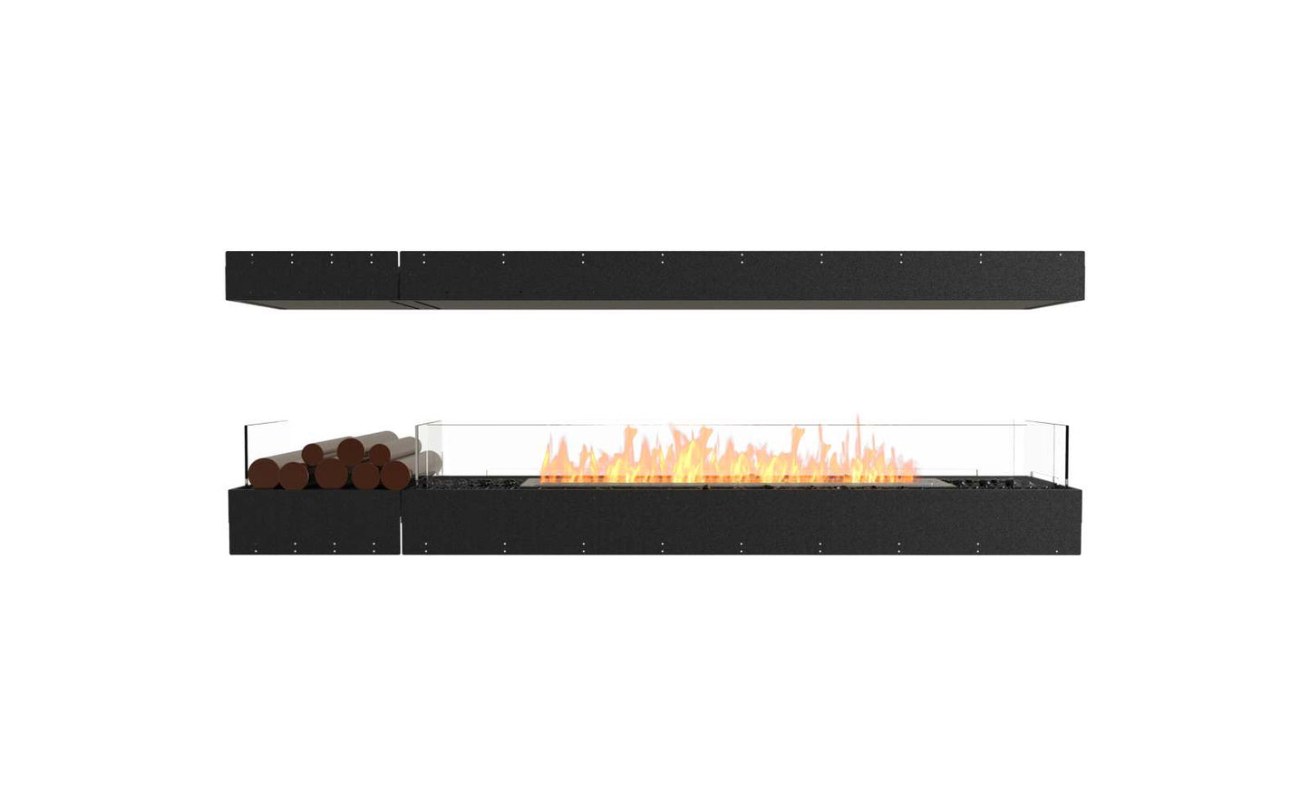 EcoSmart Flex Bioethanol Fireplace 86IL BX1 Island Black
