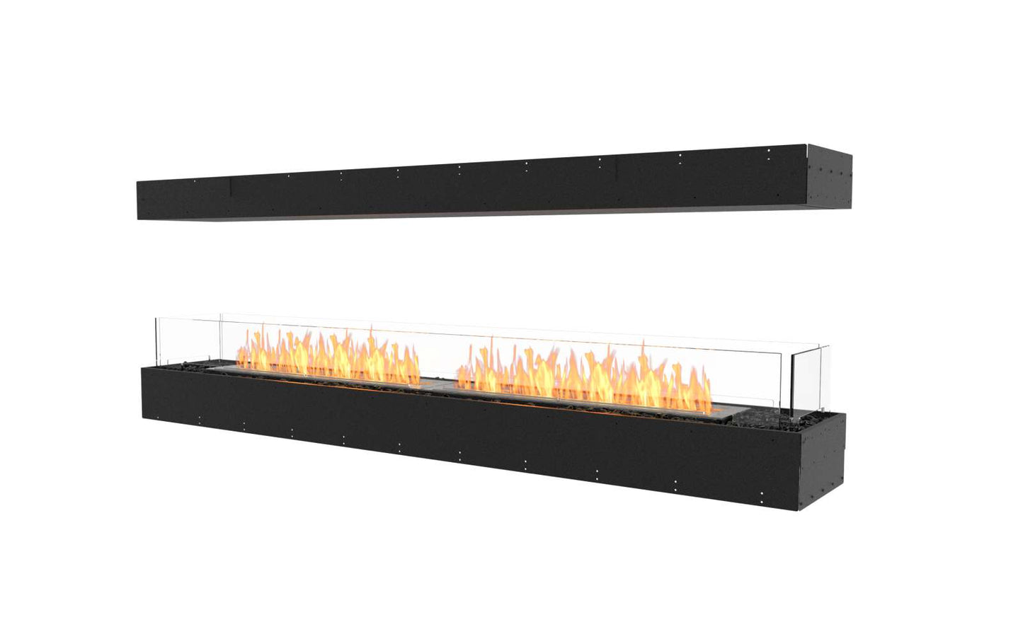 EcoSmart Flex Bioethanol Fireplace 86IL Island Black