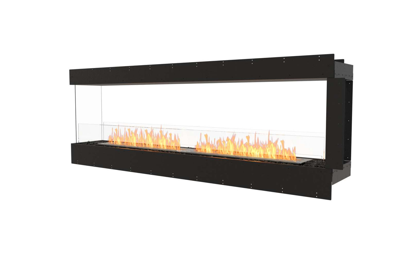 EcoSmart Flex Bioethanol Fireplace 86PN Peninsula Black